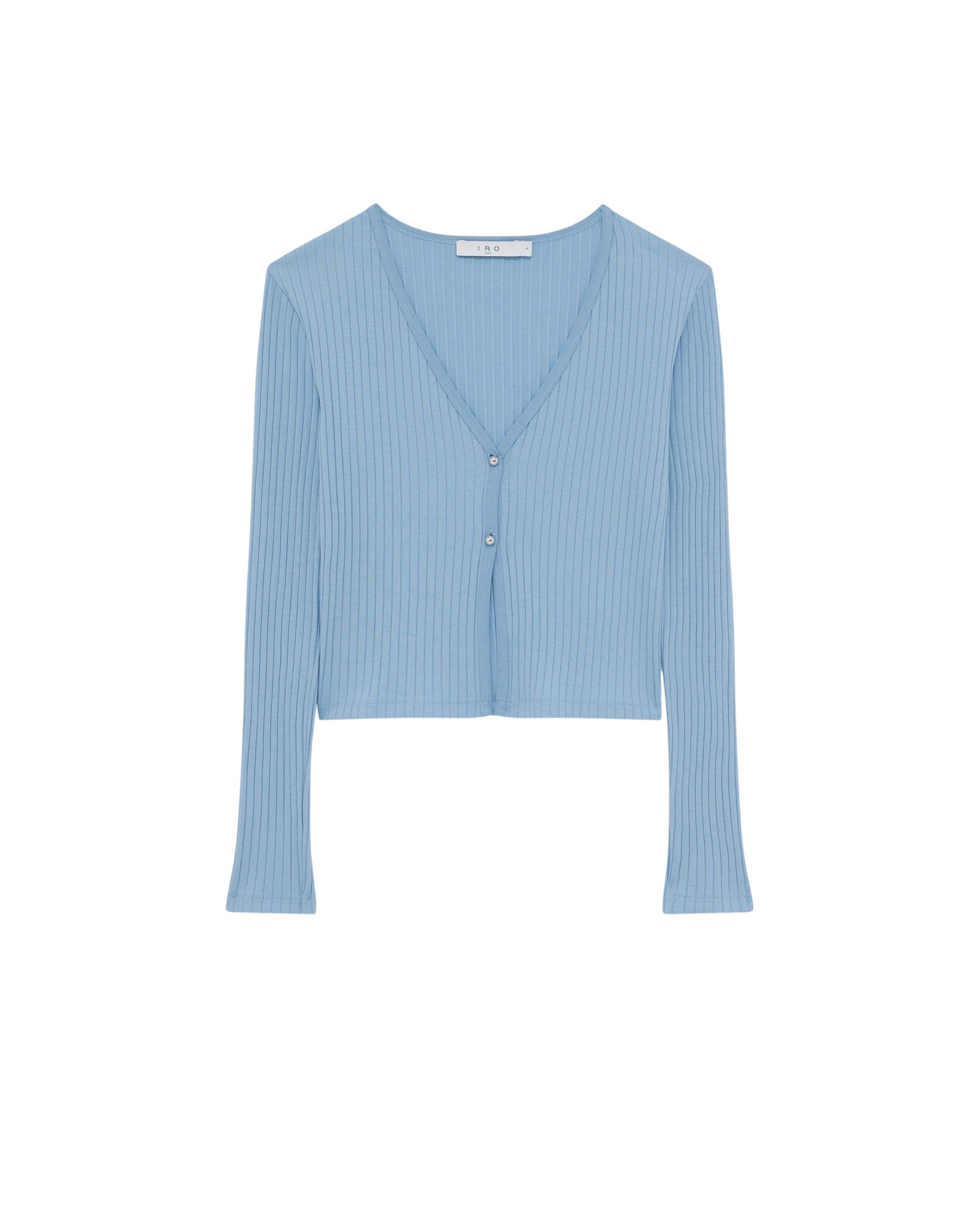 Silas long-sleeved cardigan - Azur Blue