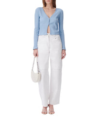 Silas long-sleeved cardigan - Azur Blue