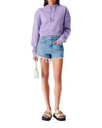 Olinpia knitted hoodie - Vintage Purple