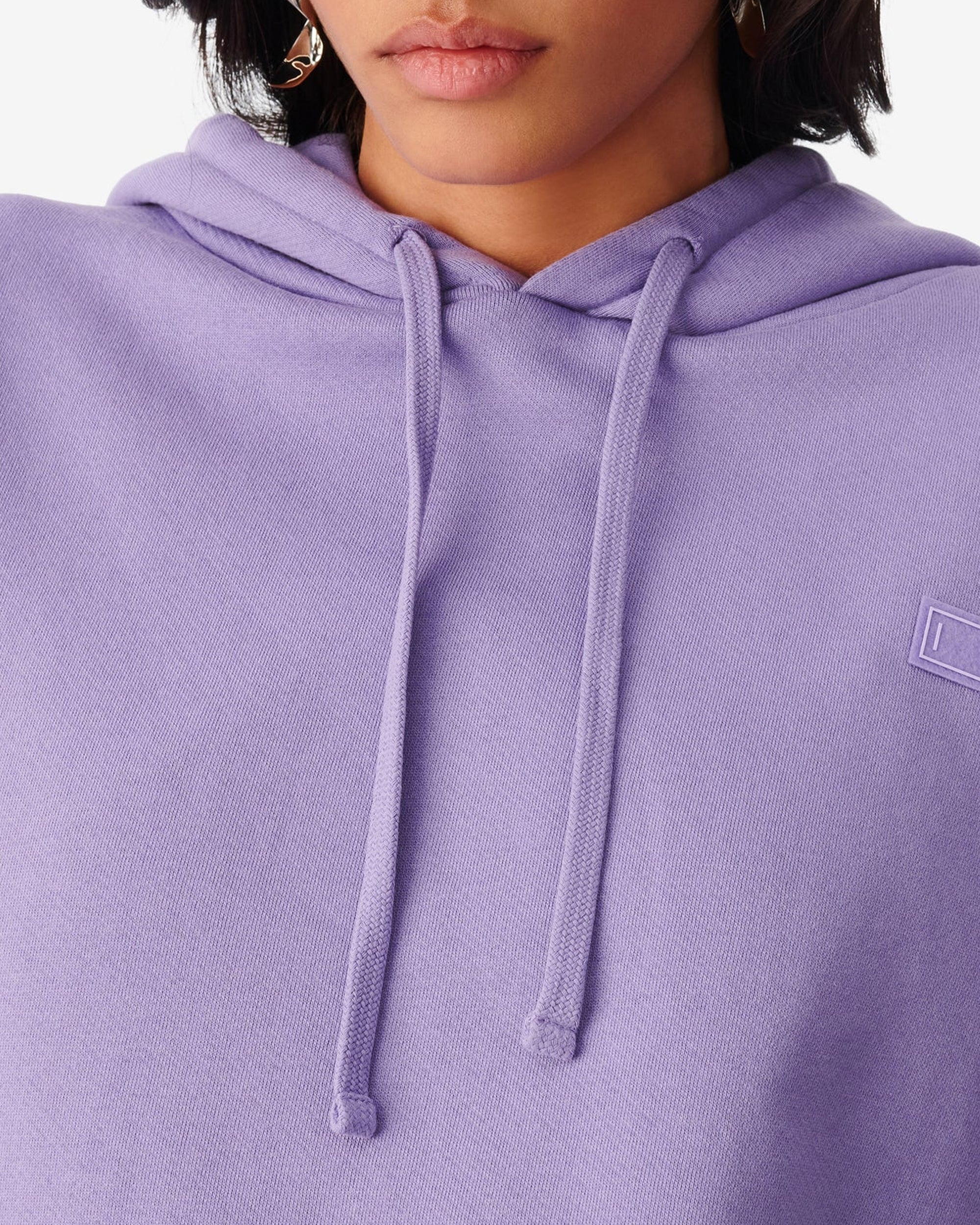 Olinpia knitted hoodie - Vintage Purple