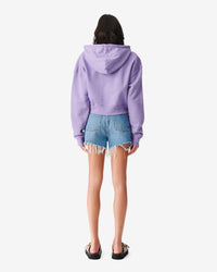 Olinpia knitted hoodie - Vintage Purple