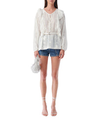 Arlize long sleeve top - White