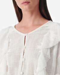 Arlize long sleeve top - White