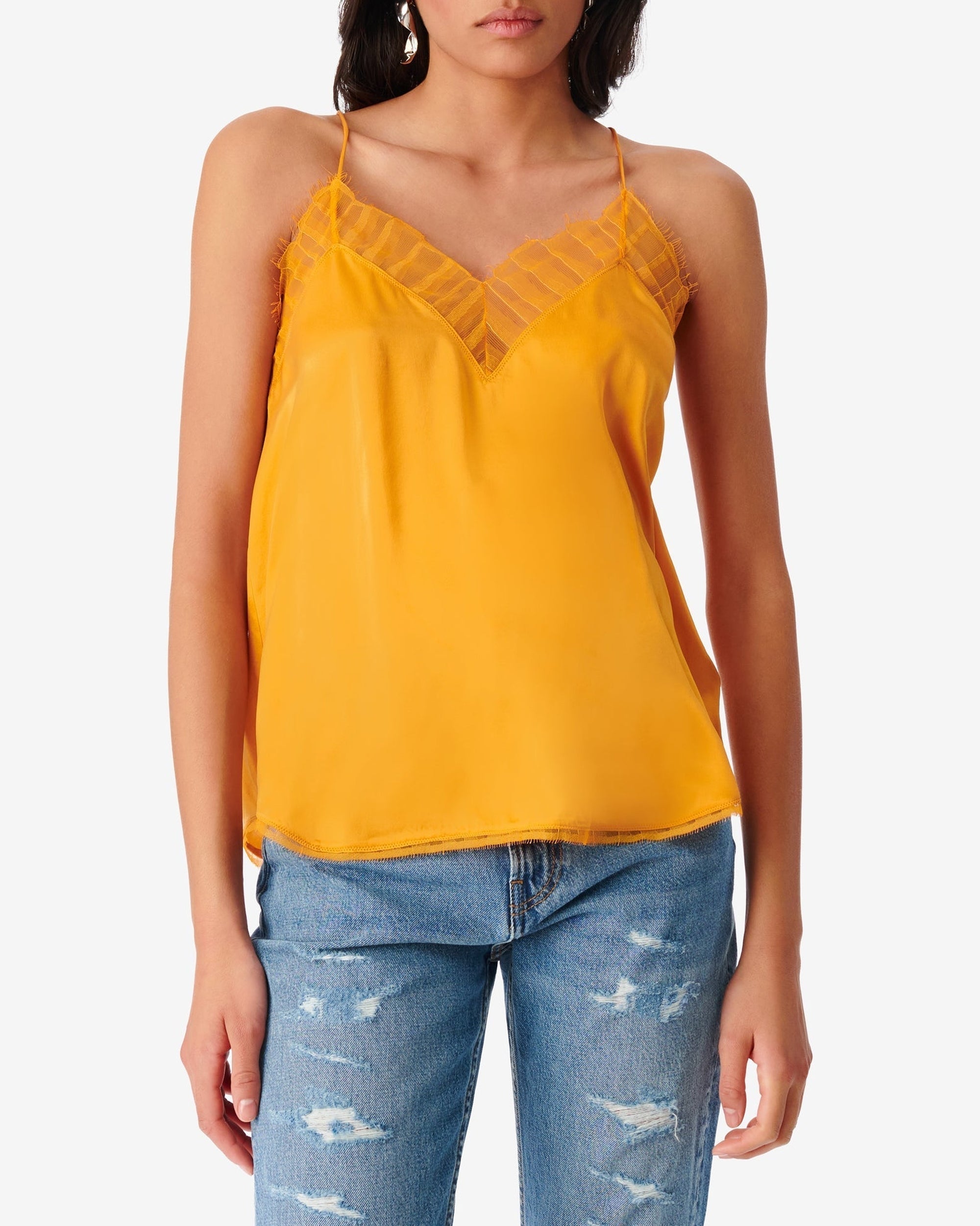 Berwyn silk camisole - Orange