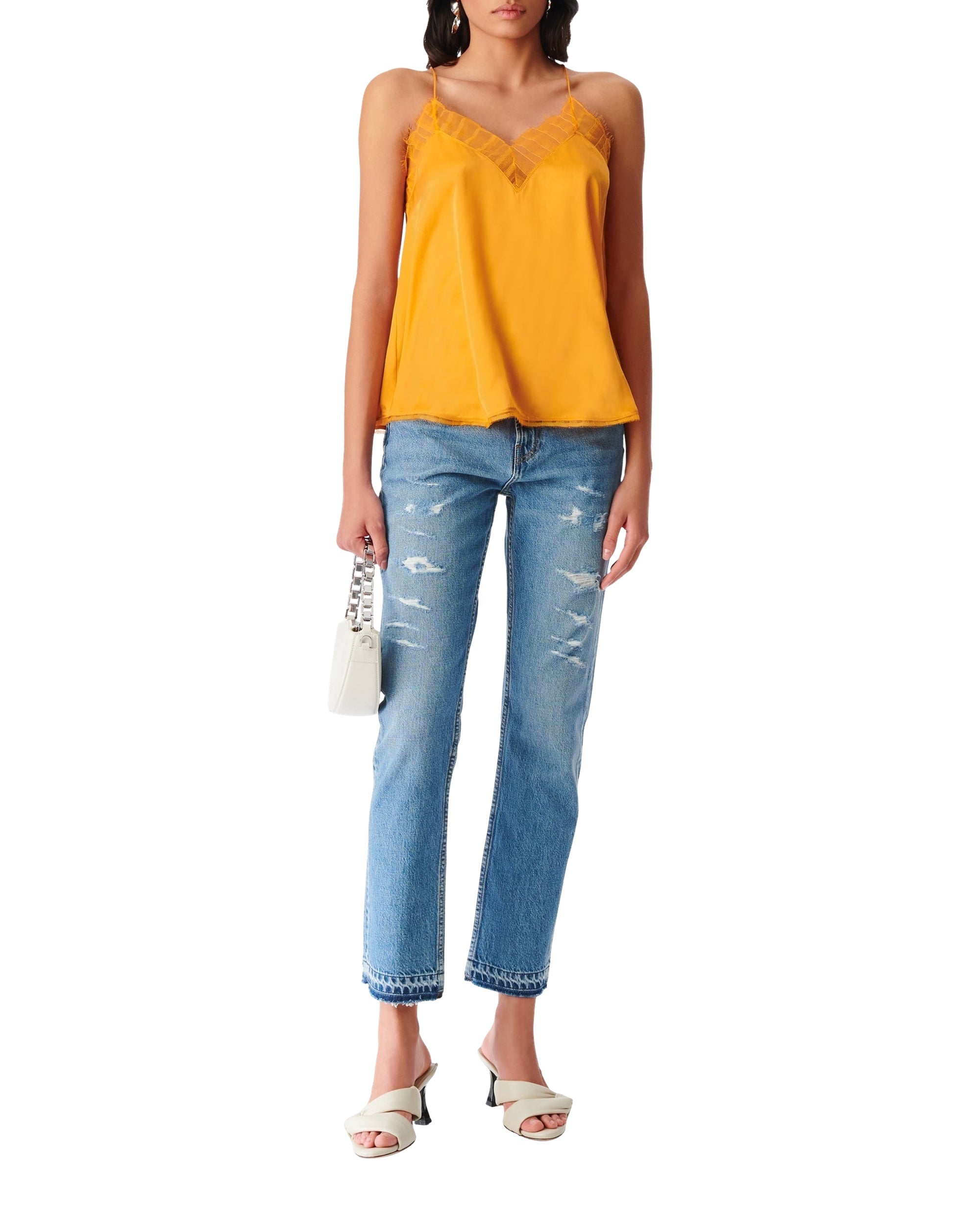 Berwyn silk camisole - Orange