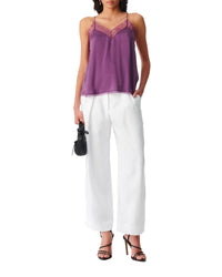 Berwyn silk camisole - Vintage Purple