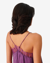 Berwyn silk camisole - Vintage Purple