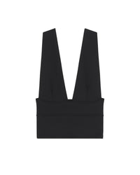 Faith plunging neck top - Black