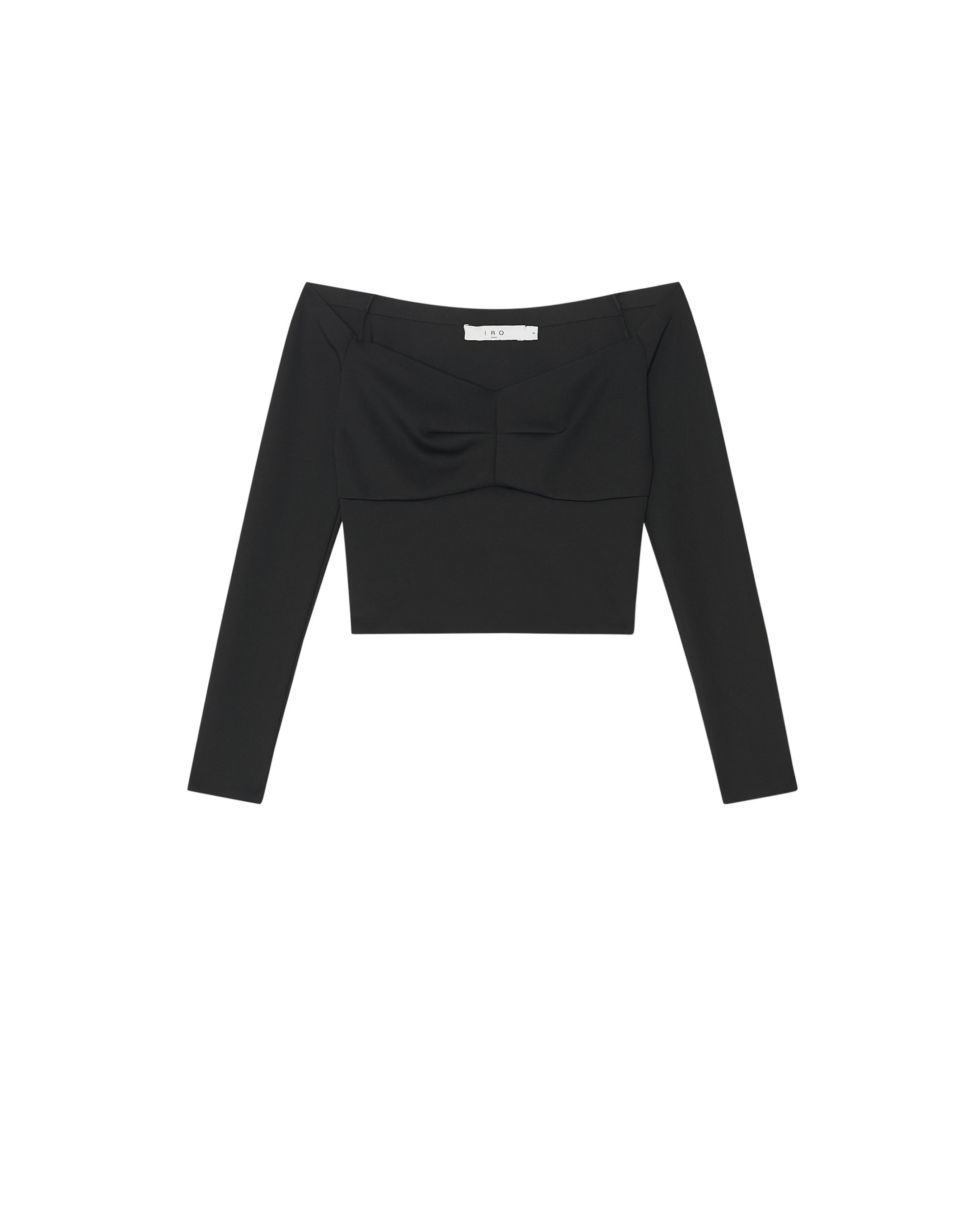 Fantine off-the-shoulder top - Black