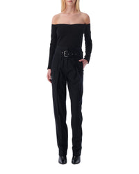 Fantine off-the-shoulder top - Black