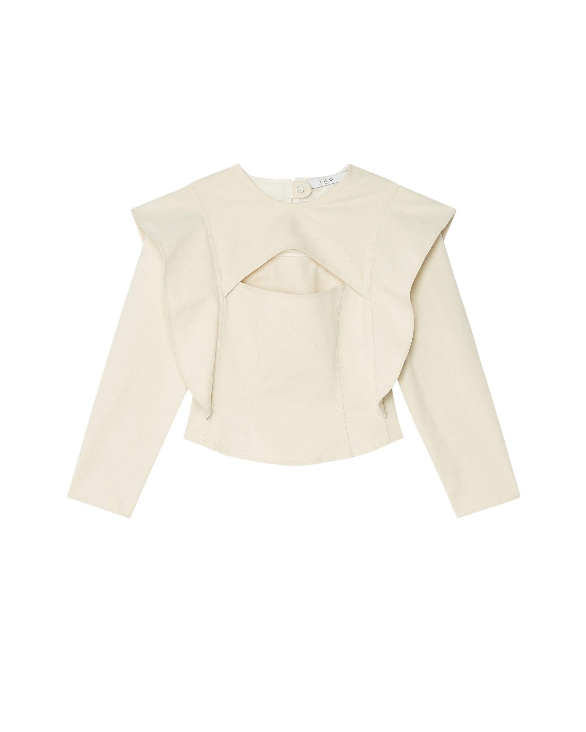 Firma long-sleeved blouse - Ecru