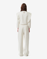 Firma long-sleeved blouse - Ecru
