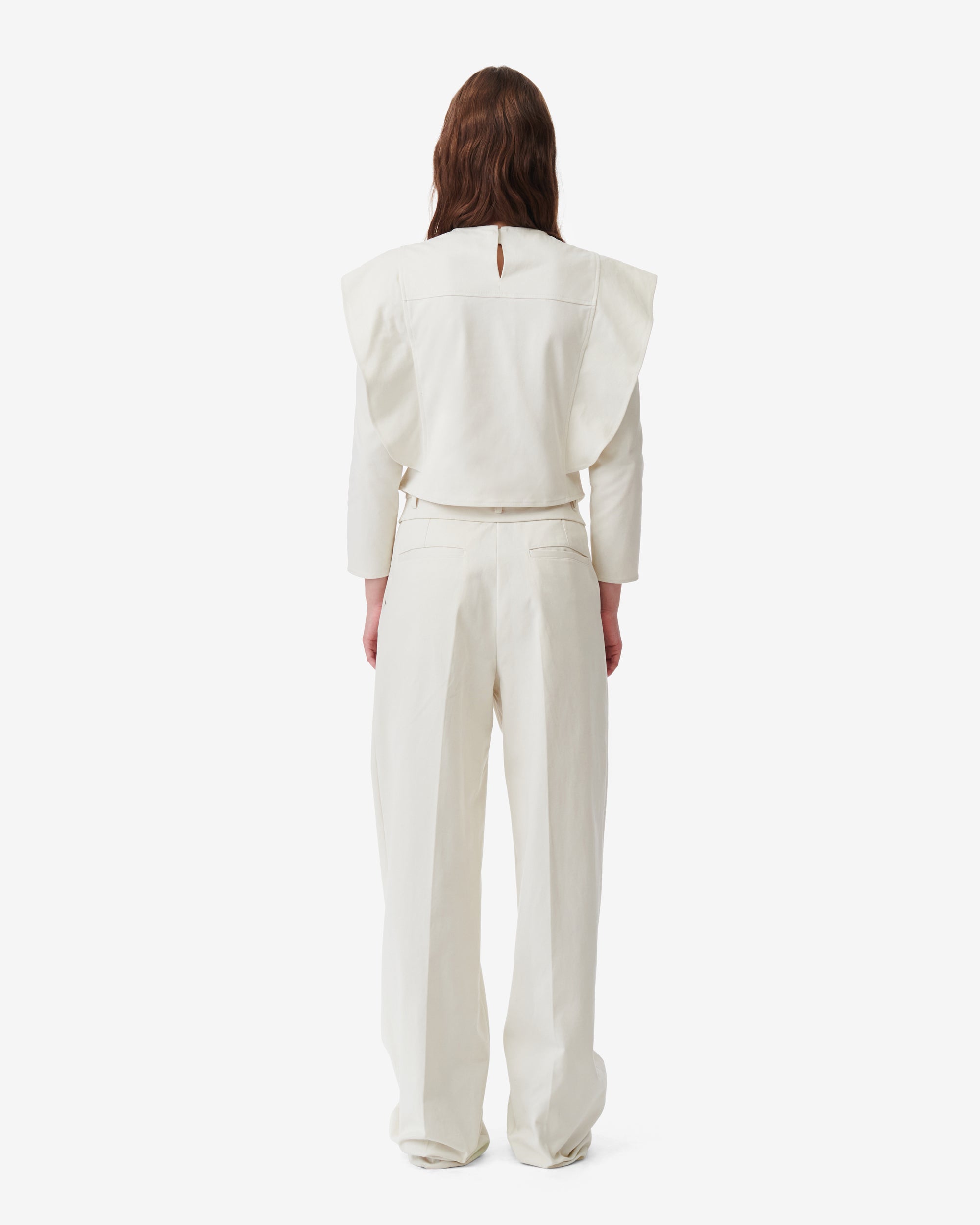 Firma long-sleeved blouse - Ecru