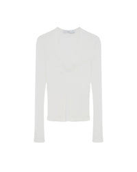 Hallya long-sleeved top - White