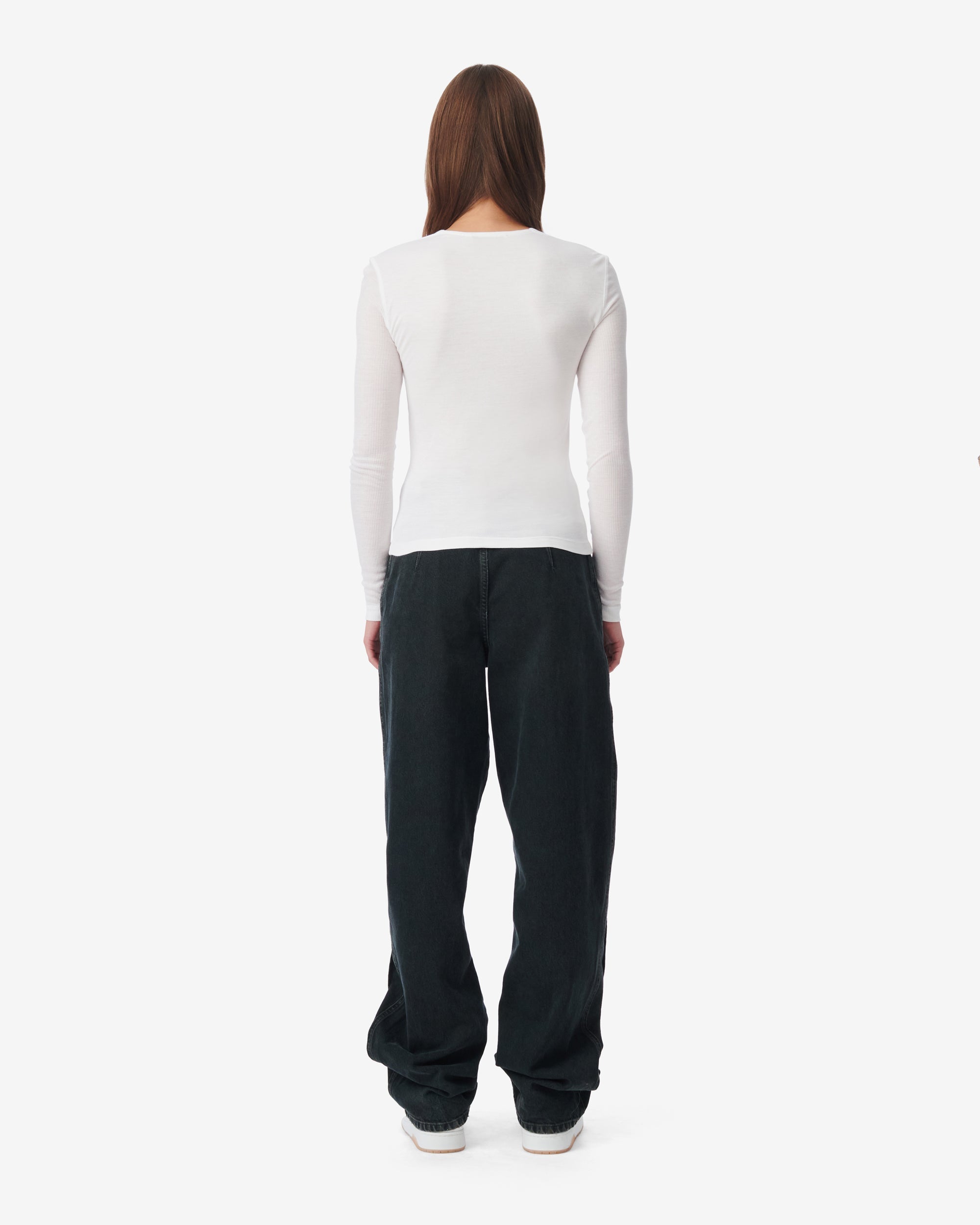 Hallya long-sleeved top - White