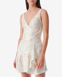 Iamovi sleeveless top - Off White & Gold