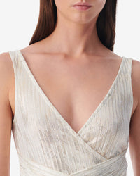 Iamovi sleeveless top - Off White & Gold
