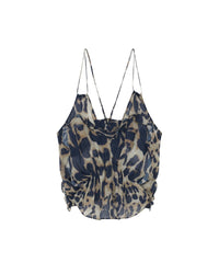 Jovita sleeveless top - Leopard