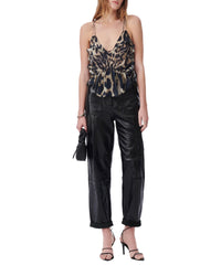 Jovita sleeveless top - Leopard
