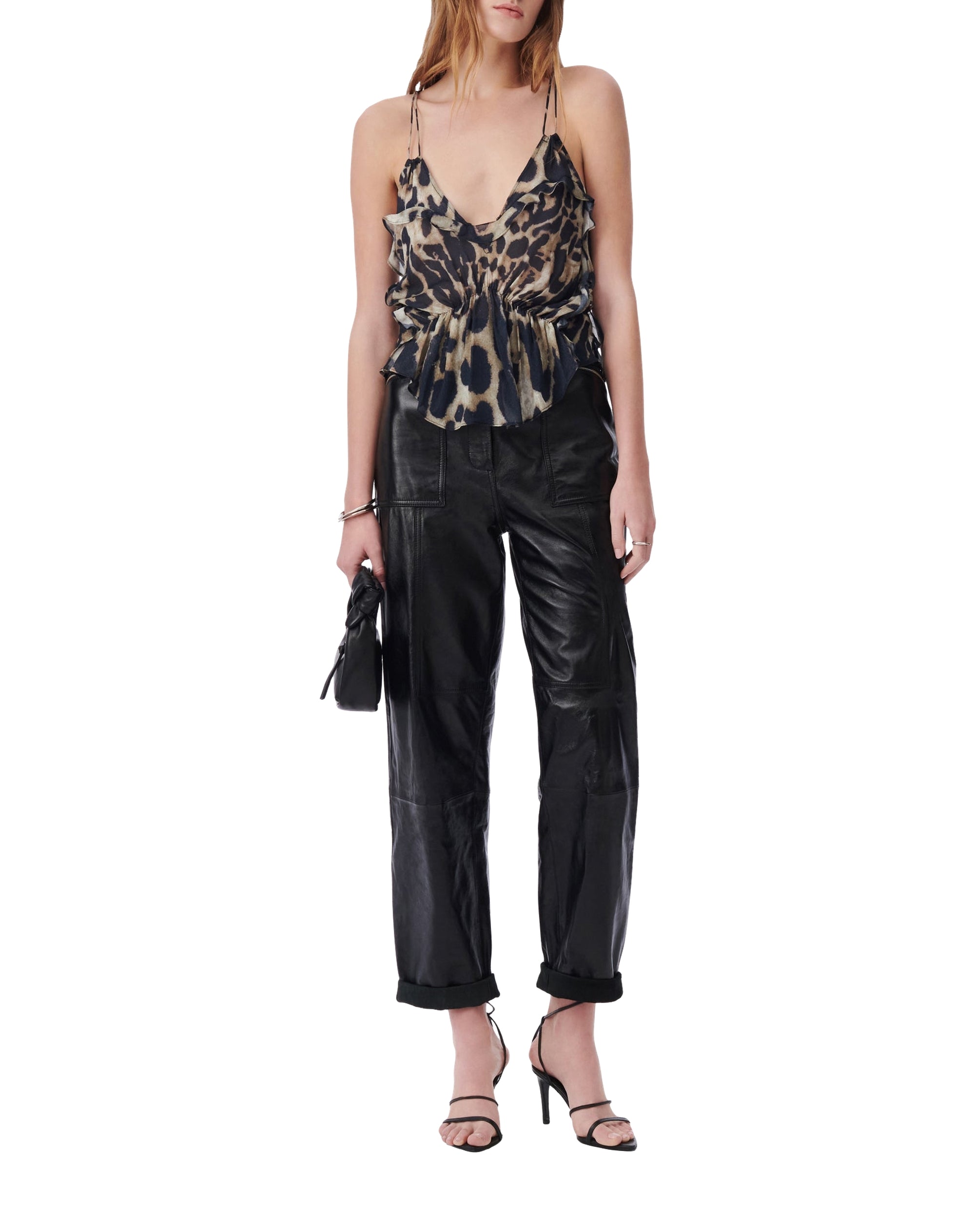 Jovita sleeveless top - Leopard
