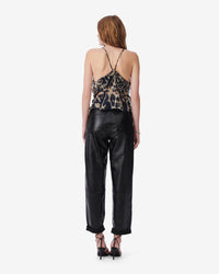 Jovita sleeveless top - Leopard