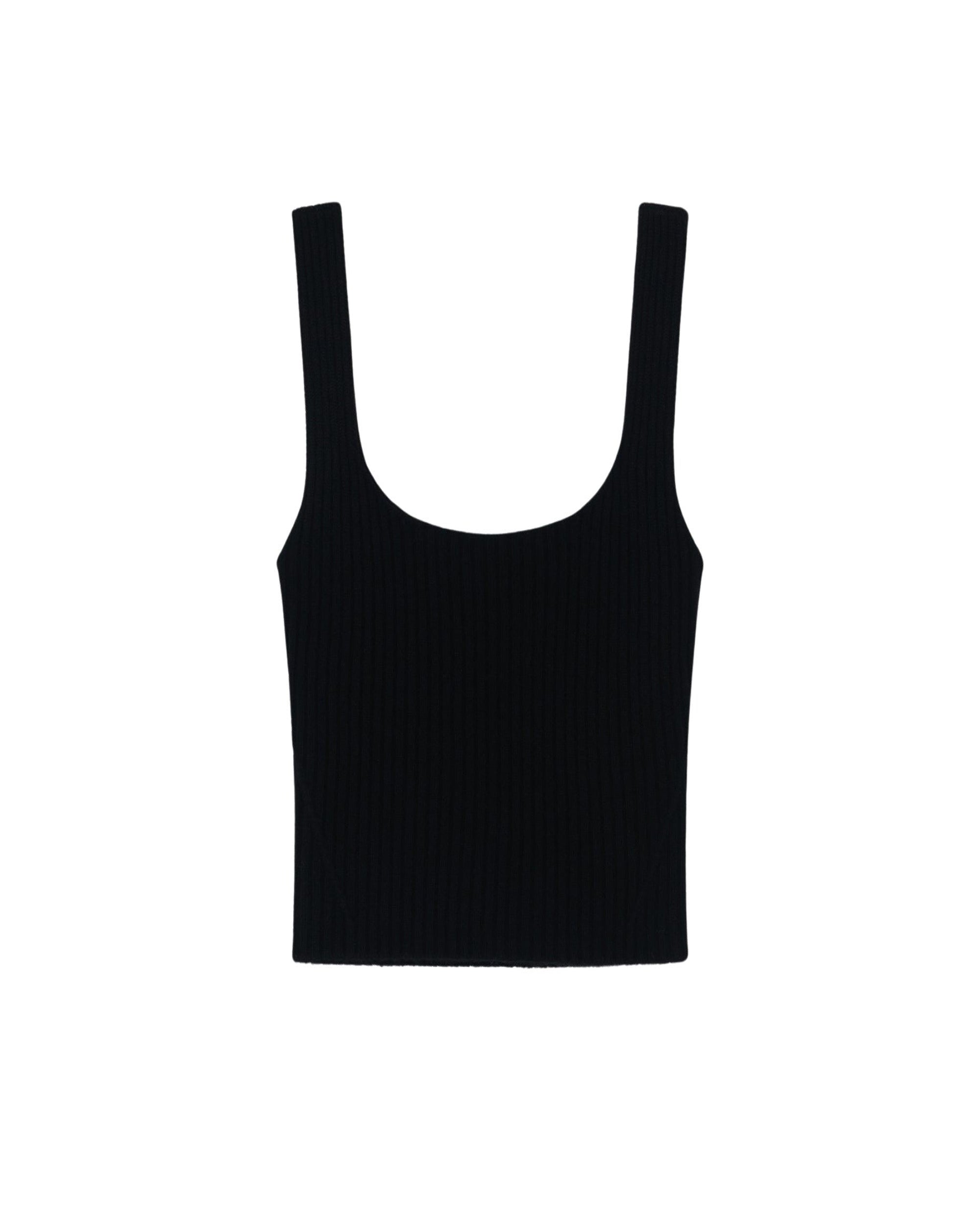 Kiwa wool & cashmere top - Black