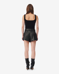Kiwa wool & cashmere top - Black