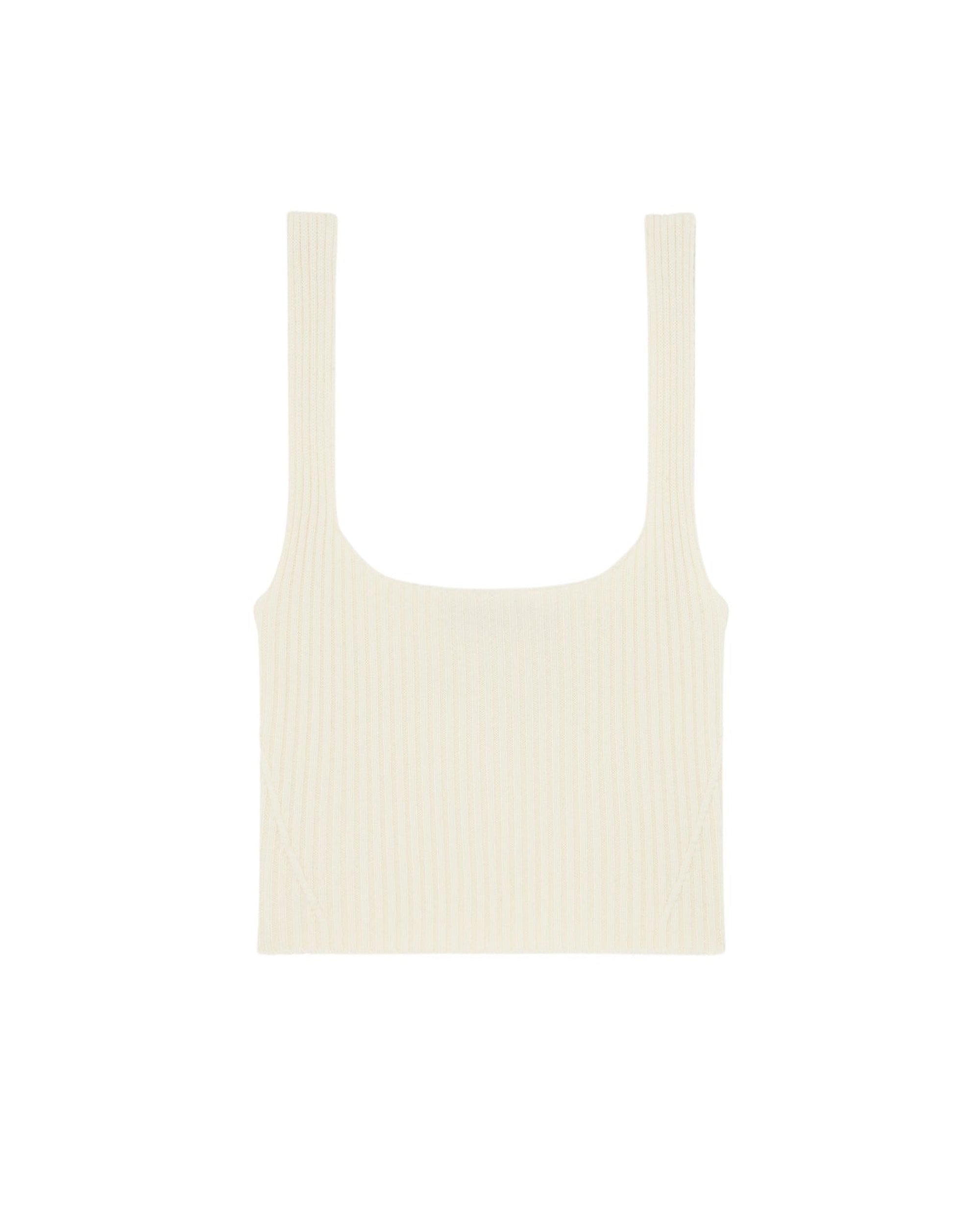 Kiwa wool & cashmere top - Ecru