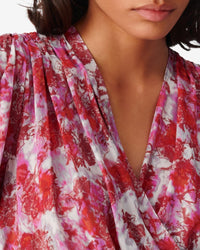 Maella blouse - Red Multico