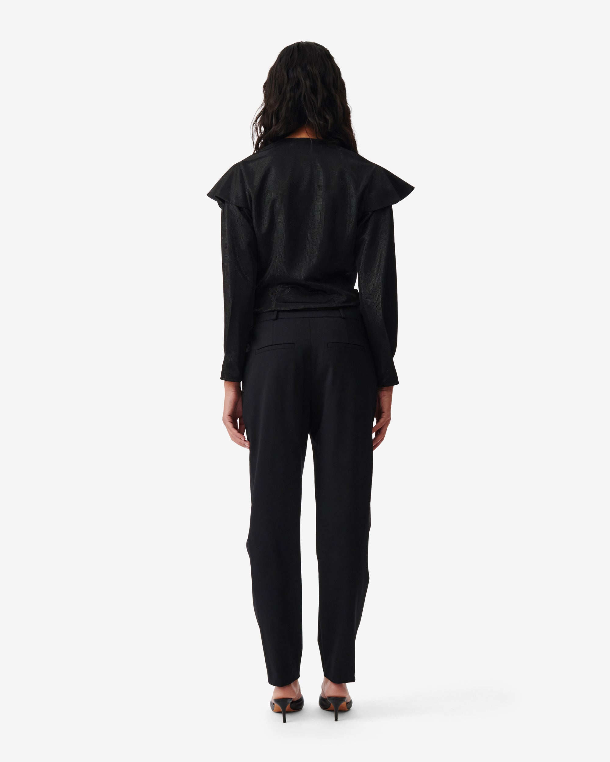 Sparkling top Marissa - Shiny Black