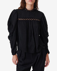 Najale lace top - Black