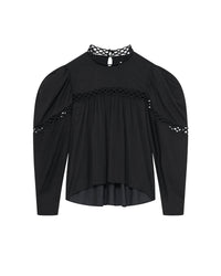 Najale lace top - Black