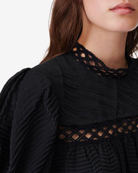 Najale lace top - Black