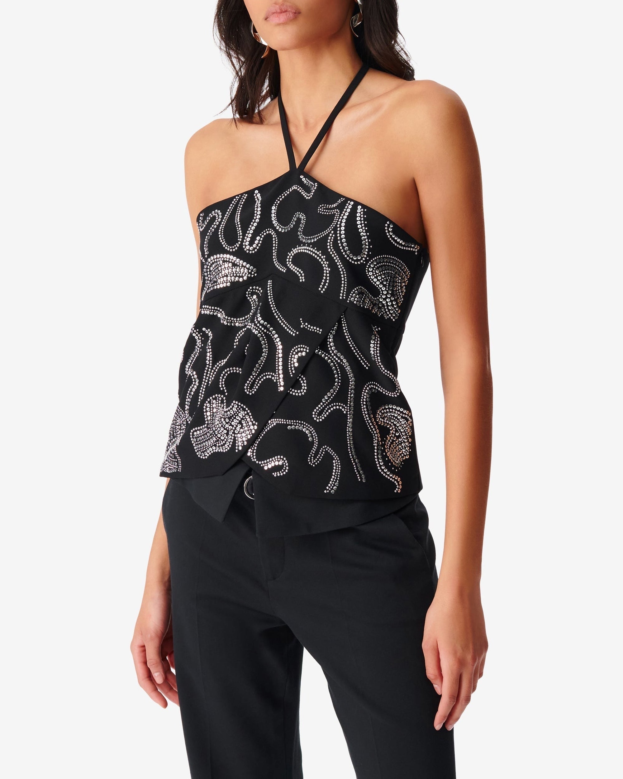 Palila halter top - Black
