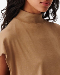 Pearle sleeveless top - Caramel Coffee
