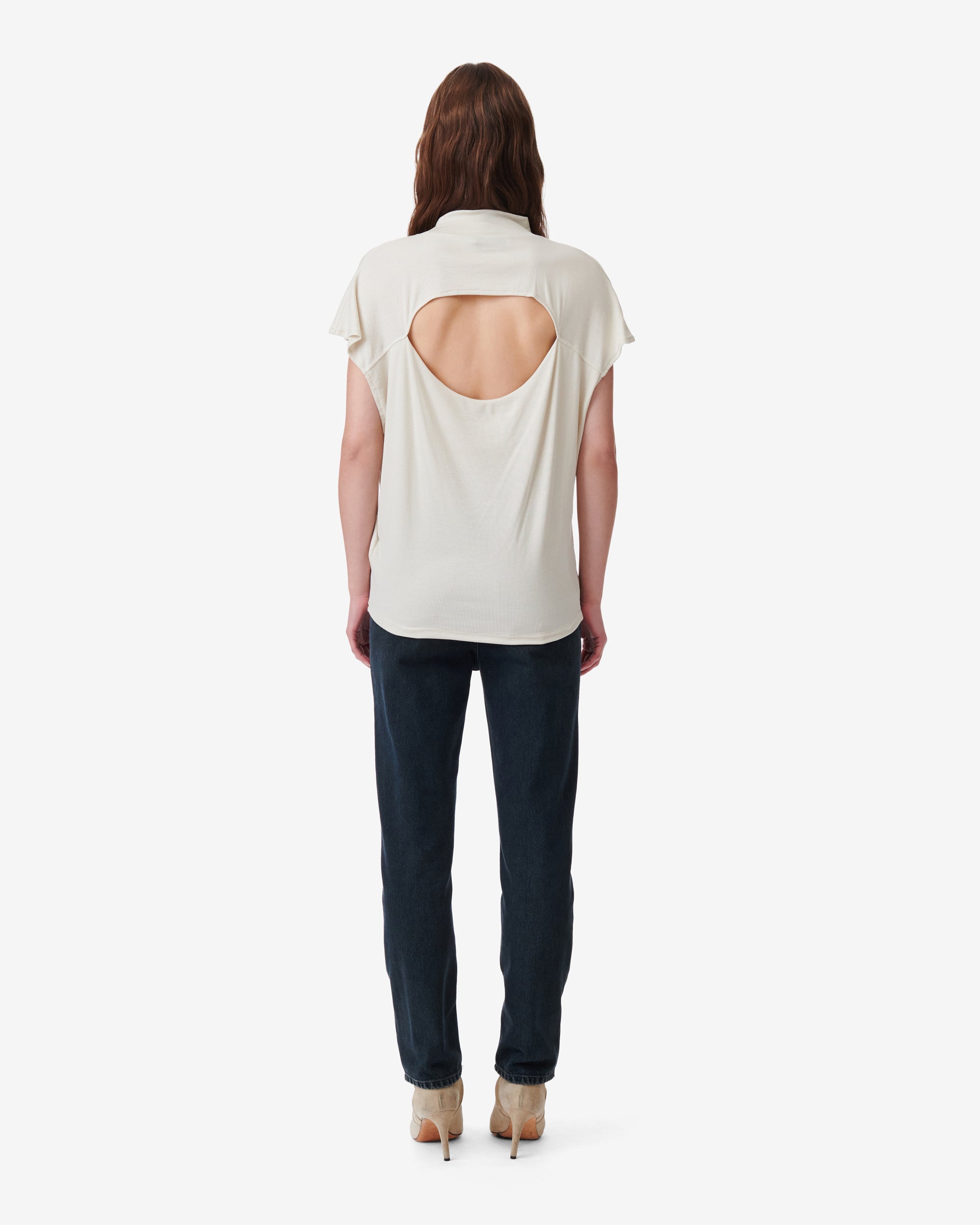 Pearle sleeveless top - Ecru