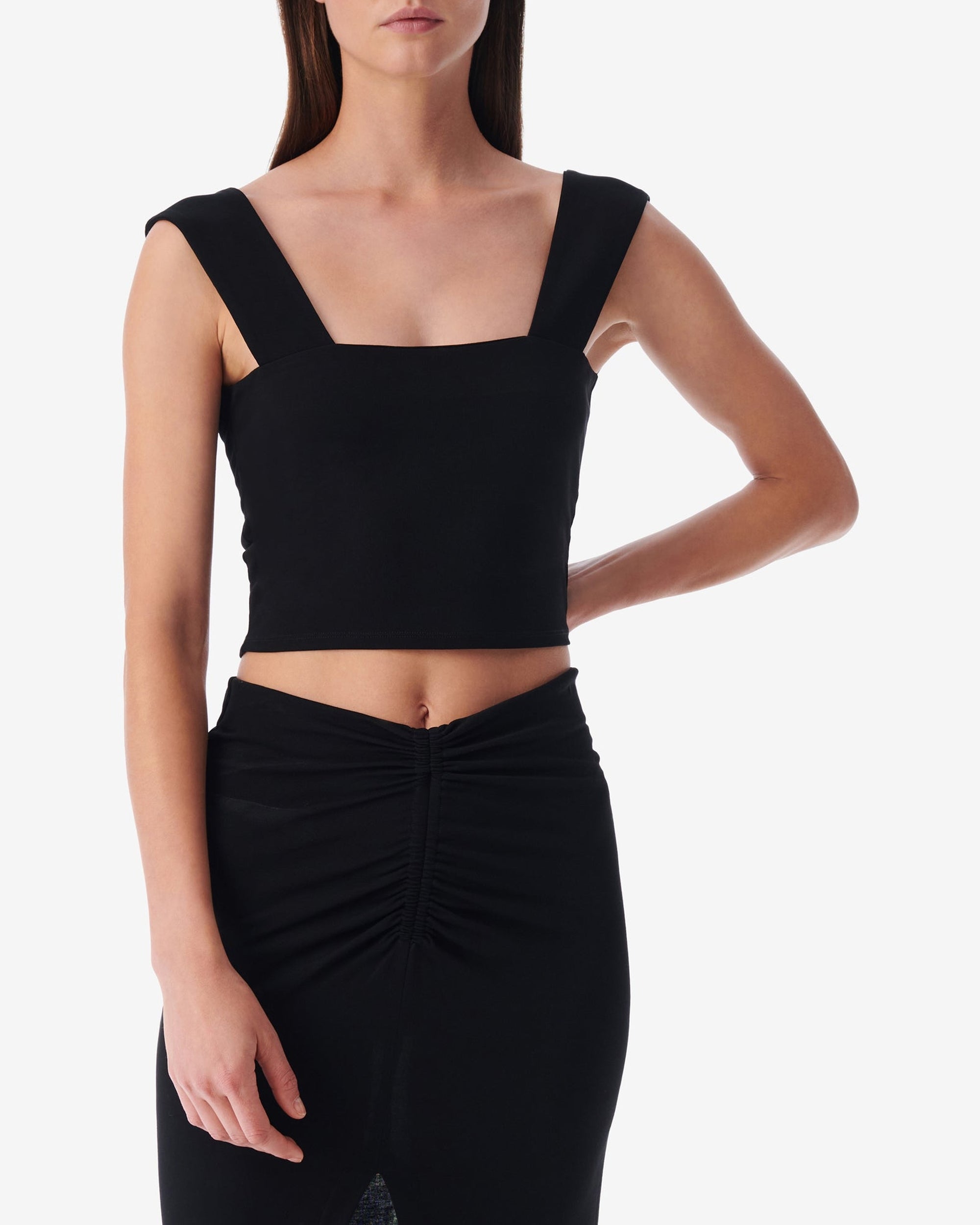 Rae sleeveless top - Black