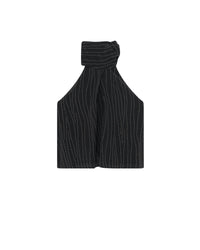 Zei sleeveless silk blend top - Black