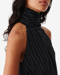 Zei sleeveless silk blend top - Black