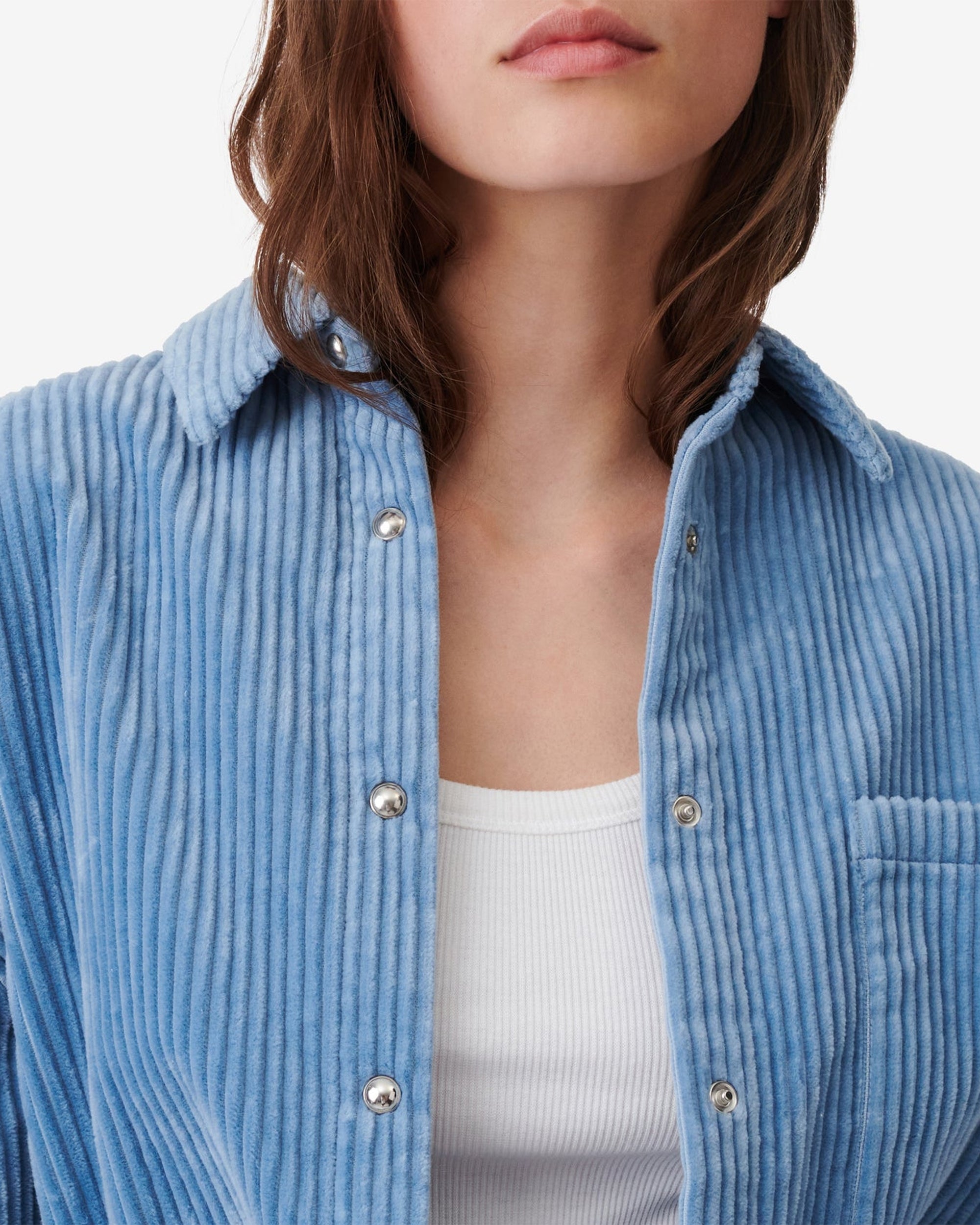 Jalini corduroy shirt - Blue