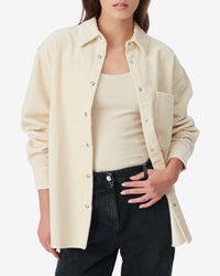 Jalini corduroy shirt - Ecru