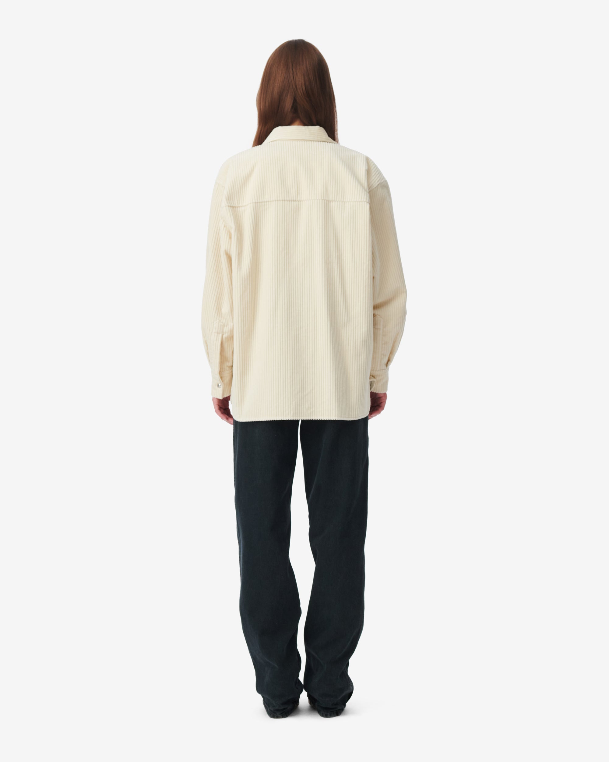 Jalini corduroy shirt - Ecru