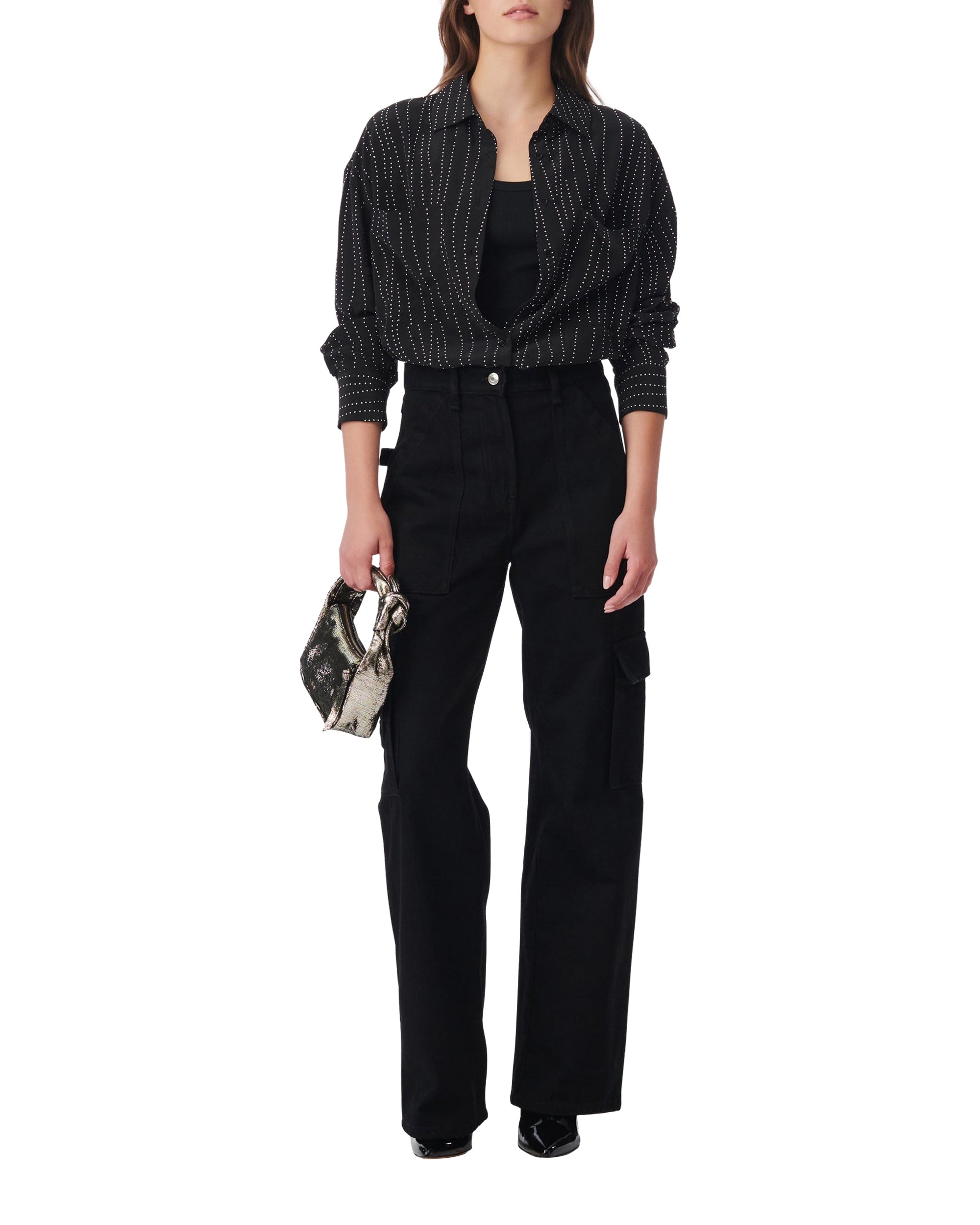 Zefiro silk blend shirt - Black