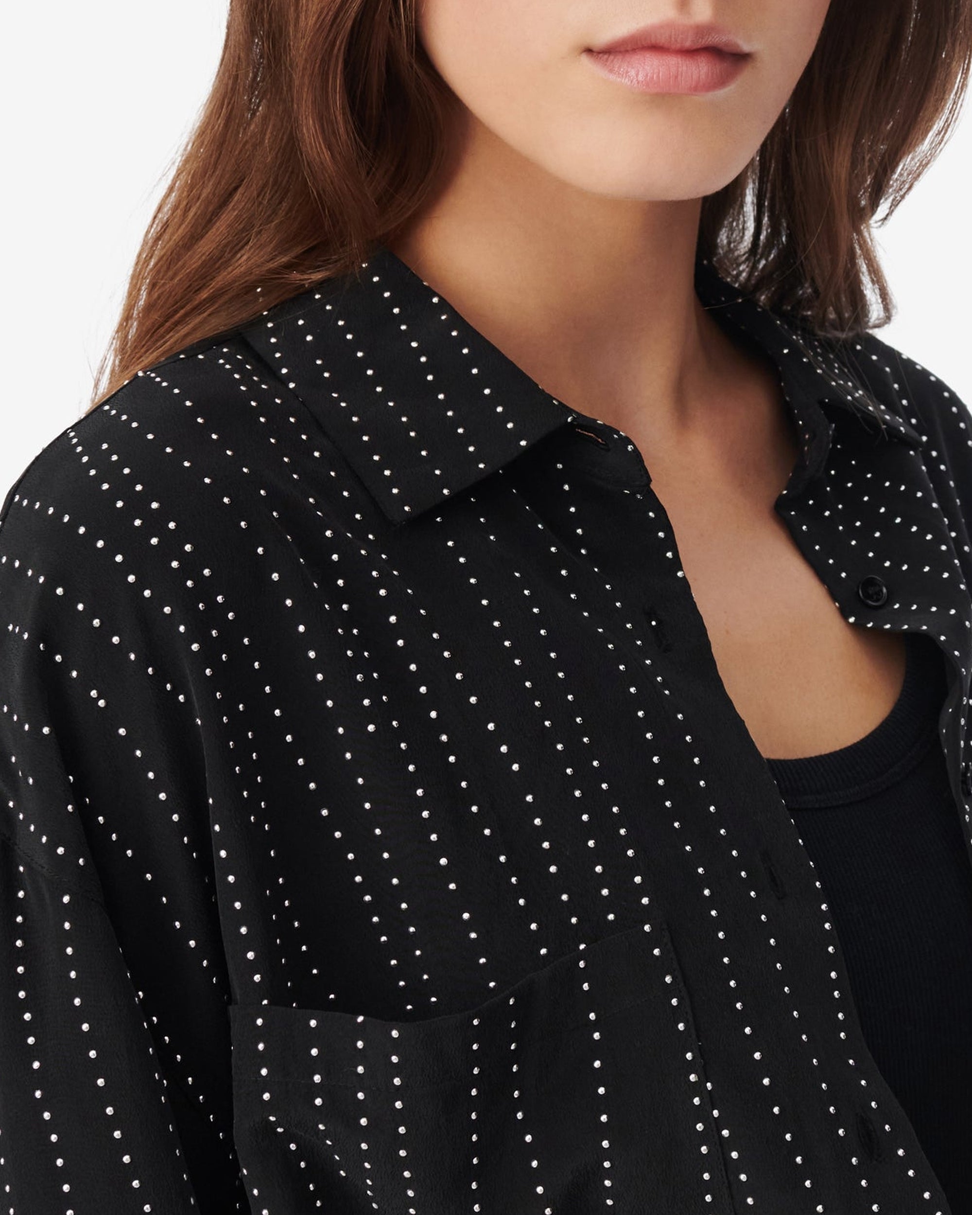 Zefiro silk blend shirt - Black