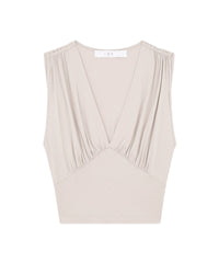 Keia pleated top - Greige
