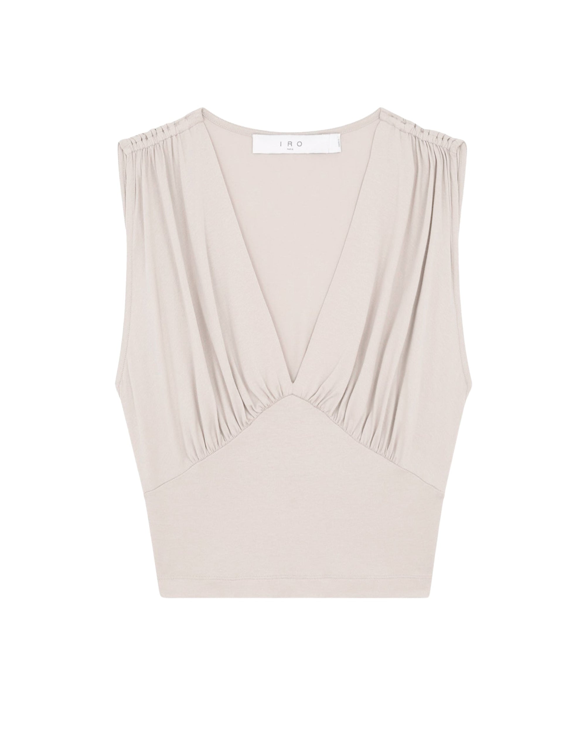 Keia pleated top - Greige