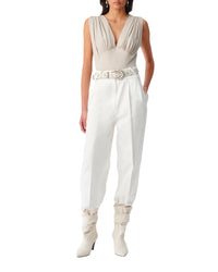 Keia pleated top - Greige