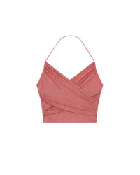 Moema tank top - Coral & Silver
