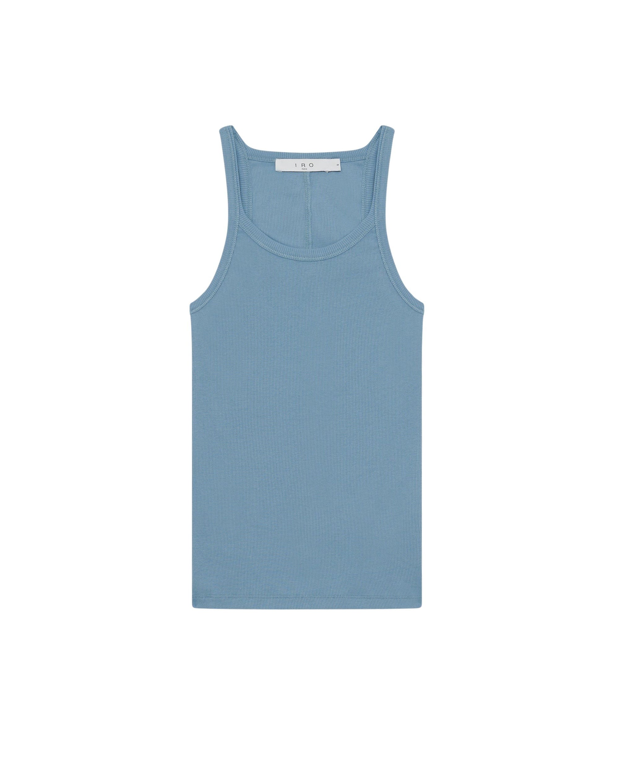 Palisso ribbed tank top - Blue