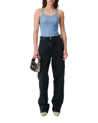 Palisso ribbed tank top - Blue